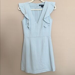 French Connection Light Blue Sleeveless Mini Dress NEW